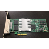 Placa Ethernet 4 Portas 10/100/1000 Mpbs Pcie 