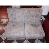 Set Dos Sillón Butaca Chenille Buen Estado Pompeya 