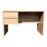 Mueble Escritorio 2 Cajones Natural -  Color Marrón Claro