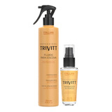 Kit Fluido Para Escova 300 Ml E Reparador De Pontas Trivitt