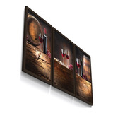 Quadro Decorativo Vinho Uva Adega Cozinha Copa Taça Sala