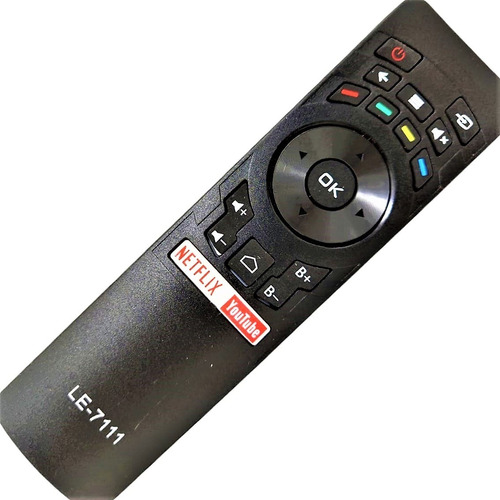 Controle Remoto Para - Tv Smart Multilaser - Tl005