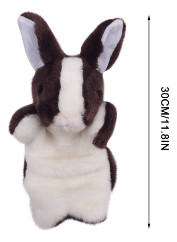 Luva Infantil N Cute Doll Hand Puppet Rabbit Plush Bunny Fin