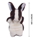 Luva Infantil N Cute Doll Hand Puppet Rabbit Plush Bunny Fin
