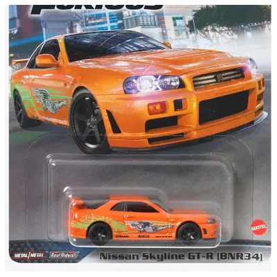 Hot Wheels Nissan Skyline Gt-r (bnr34) Naranja | Meses sin interés