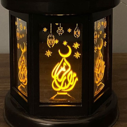 Farol Led De Ramadán, Adornos Para Eid Mubarak, Lámpara Eid