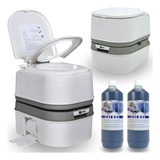 Vaso Sanitário Portátil Porta Potti Ecocamp 24l+ 2 Solventes