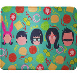 Mouse Pad De Dibujos Animados Familiares De 12x10