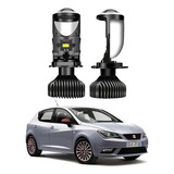 Kit Lupa Led Proyector Luz Baja Y Alta Seat Ibiza Premium