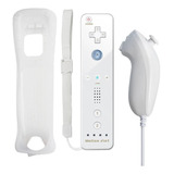 Nintendo Wii Remote Motion Plus + Nunchuk + Capa E Presilha
