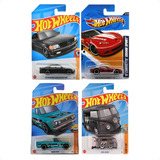 Kit 4 Hot Wheels Hotwwehls Carrinhos Miniatura Original 1:64