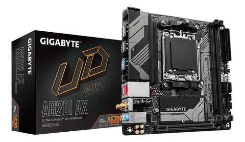 Placa Mãe Gigabyte A620i Ax Am5 Lga 1718 Amd A620 Mini-itx Cor Consulte Combos