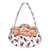 Bolsa De Huevos, Mini Cesta De Recoleccion De Huevos Con 7 C