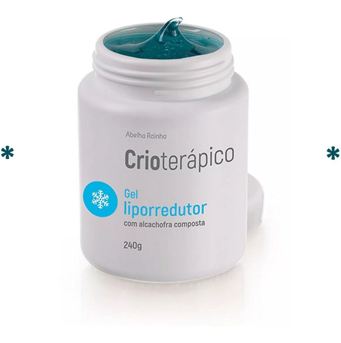 Gel Liporredutor Crioterápico Alcachofra Composta Massagem