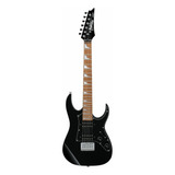 Guitarra Elétrica Ibanez Mikro Grgm21 De  Choupo Black Night Com Diapasão De Jatobá