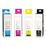 Kit 4 Tintas Compatibles T544 L3110 L3150 L5190 100ml Alpha