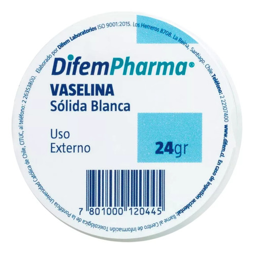 Vaselina Solida Blanca 24 Gr Difem Pharma