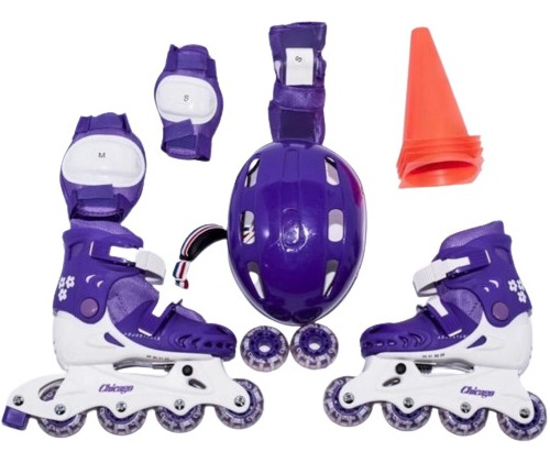 Kit Patines  Niños Happy Sport Expandible Semiprofesional 