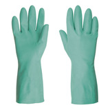 Guantes De Nitrilo Verde Multiusos Medianos Truper