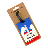 Identificador Maleta Etiqueta Recuerdo De Chile Souvenir