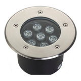 Balizador Luminária Led Chão Piso Jardim 7w Embutir Verde