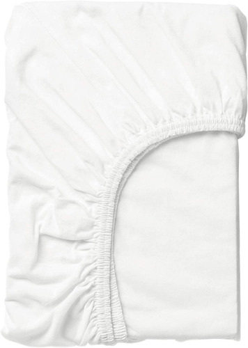 Sabana Ajustable 144 Hilos Blanca Lisa Hotel Queen Size