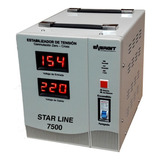 Estabilizador Elevador Automatico Energit Starline 7500 Color Blanco
