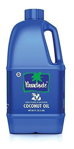Aceite De Coco Paracaídas 63 Fl.oz. (1863ml) - 100% Puro,