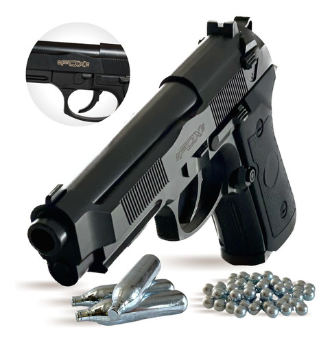 Pistola Aire Comprimido Fox Co2 Replica Beretta 92