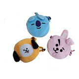 Bolsa Juvenil Kpop Bt21 Fanmade Super Suavecita Doble Cierre