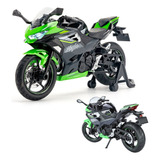 Kawasaki Ninja 400 Miniatura Metal Moto Con Luces Y Sonido