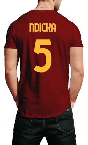 Remeras Roma Algodón Fan 21 Dybala 16 Paredes 90 Lukaku Etc