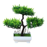 Árbol Bonsai Pino Zen Decoración Planta Artificial Adornos