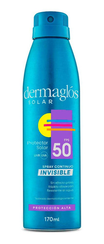 Dermaglós Protector Solar Invisible Fps 50 170 Ml