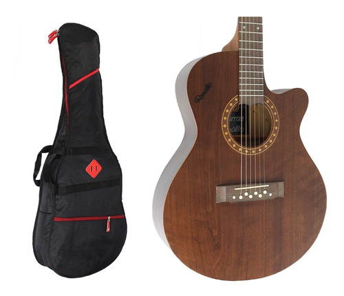 Pack Guitarra Ramallo Acustica L40 By Gracia Con Funda 