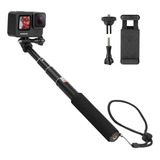 Palo Selfie Extensible, Agarre Impermeable Para Gopro Hero 1