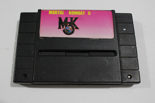 Videojuego Mortal Kombat Iii (casete Negro) Para Snes