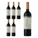 Vino Emilia Malbec X 750cc. Caja Por 6 Botellas