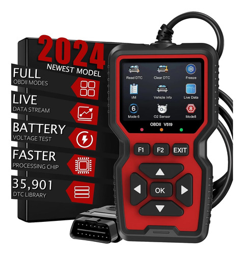 Escáner Automotriz Multifuncional Obd2 35901