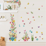 Vinil Decorativo Flores Plantas Pegatina Pared