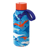 Botella 330ml Solid Kids Acero Inox Correa Diseños Wabro Color Dinosaurios