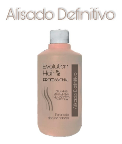 Alisado Definitivo Evolution Hair Pro De 1/2 Litro