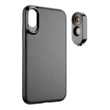 Lente Fisheye E Telefoto + Case Para iPhone XS Max - Apexel