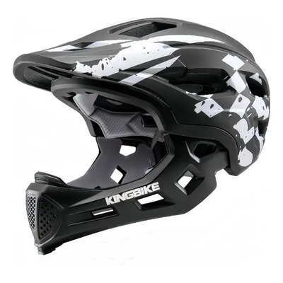 Casco Infantil Bicicleta Kingbike Negro Talla S In-Mold Seguridad Niños | Meses sin interés