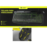 Pack Teclado Y Mouse Gamer Game Snakebyte Mouse 