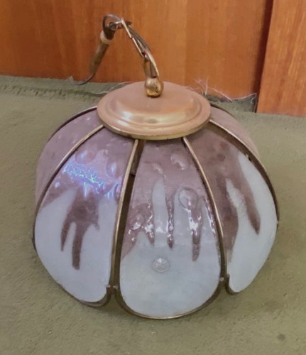 Lámpara Colgante Bronce Cristales - Sanssouci - Original