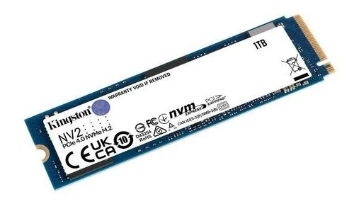 Ssd M.2 Nvme 2280 Pcie Kingston 1tb 1000gb Nv2 Snv2s/1000g