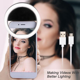 Aro Led Selfie Celular Luz Led Fotos Anillo Led Recargable