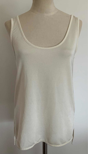 Las Pepas. Divina Blusa Crema. Con Brillo. Talle 2 #vc10