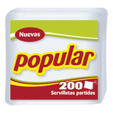 Servilletas Popular X 200 Und - Unidad a $16